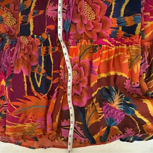 Farm Rio Vintage Wave Maxi Dress Small NWT - Picture 13 of 16